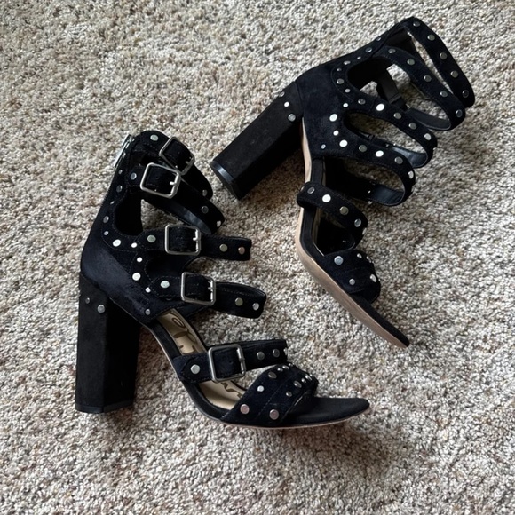 SAM EDELMAN YORK STUD HEELS– Black 
size 9 - Picture 6 of 12
